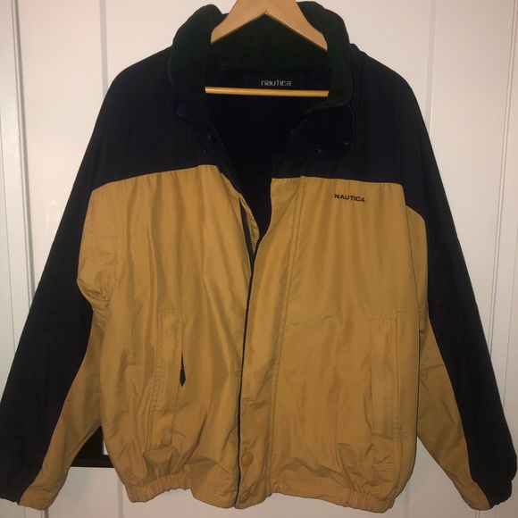 Vintage 90’s Nautica Reversible Fleece-Lined Jacket - Picture 2 of 11